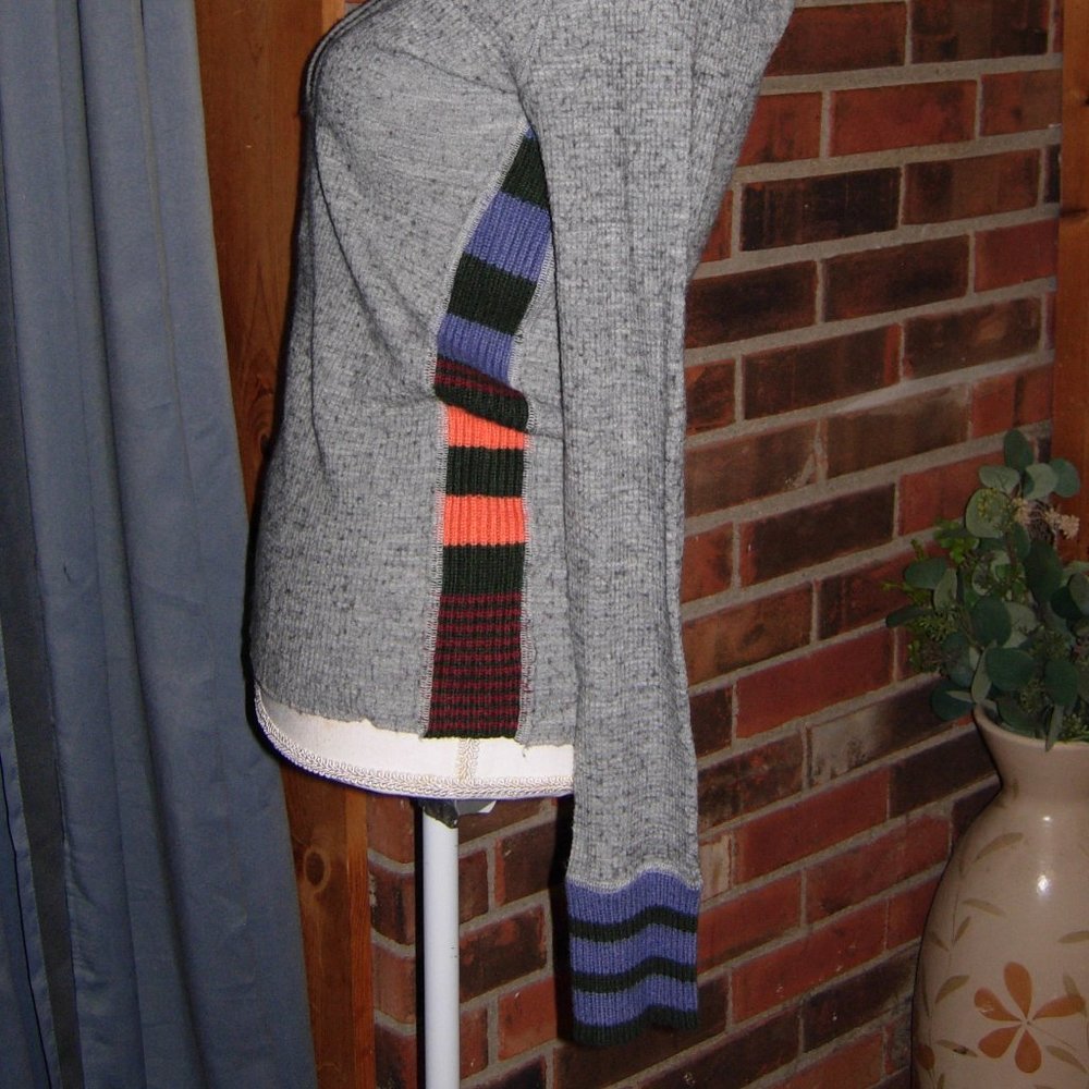 Free people hooded wool blend angora top M - Picture 4 of 7